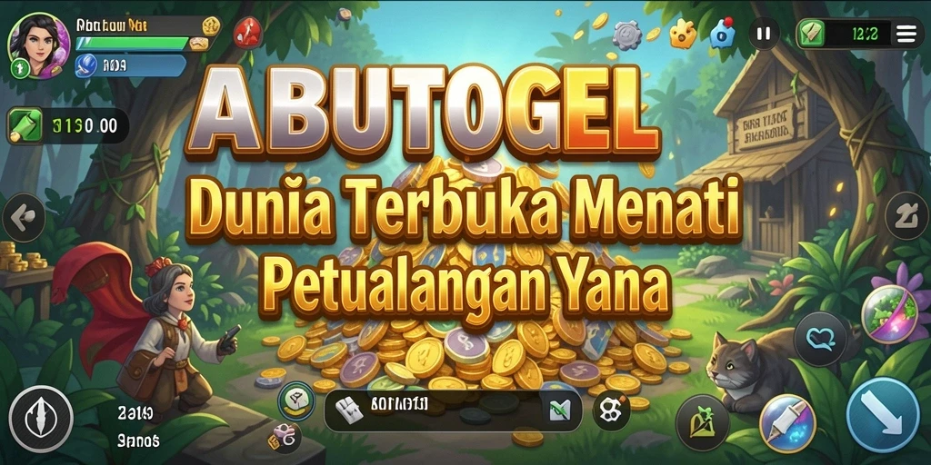 Tampilan gameplay ABUTOGEL yang memukau dalam dunia terbuka.