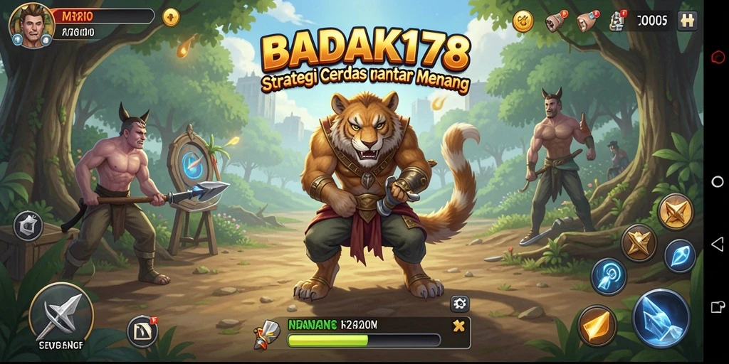Tampilan gameplay <strong>BADAK178</strong> yang menegangkan dan menarik.