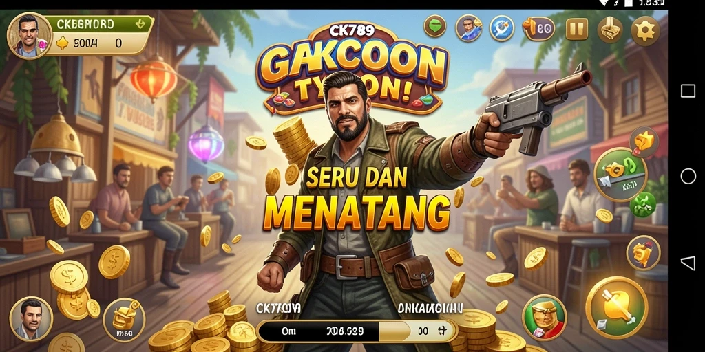 Screenshot CK789 menampilkan gameplay Tycoon yang seru dan interaktif.