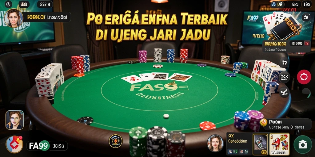 Tampilan gameplay Poker FA99 yang menarik dan menegangkan.