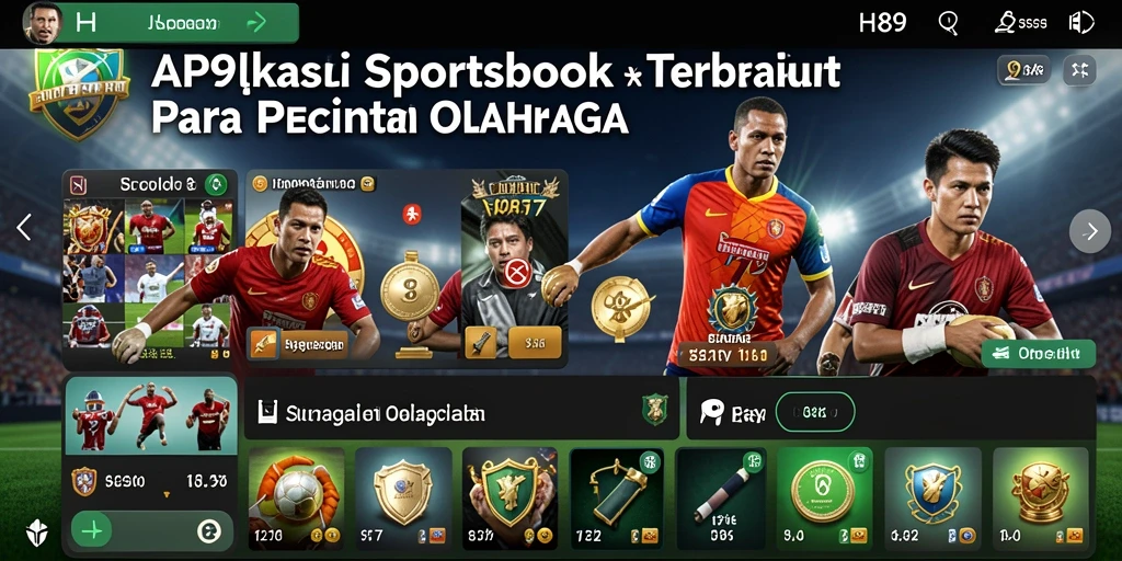Tampilan H89 menampilkan keseruan taruhan olahraga yang dinamis.