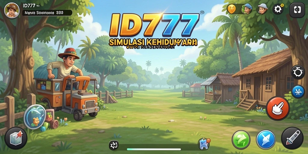 Tampilan gameplay menarik dari ID777 dalam dunia simulasi.