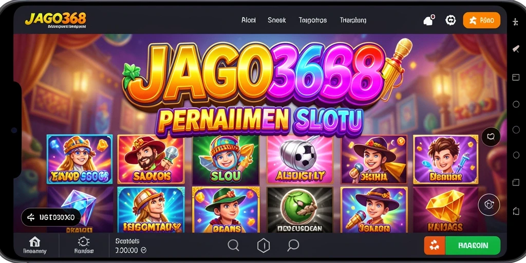 Tampilan gameplay JAGO368 dengan berbagai mesin Slot yang menarik.