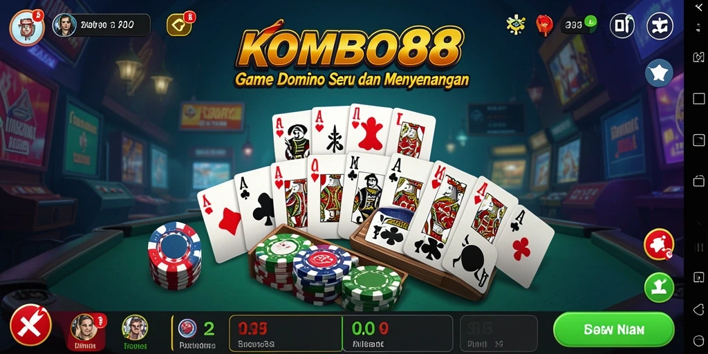 Tampilan gameplay seru dan interaktif dari KOMBO88.