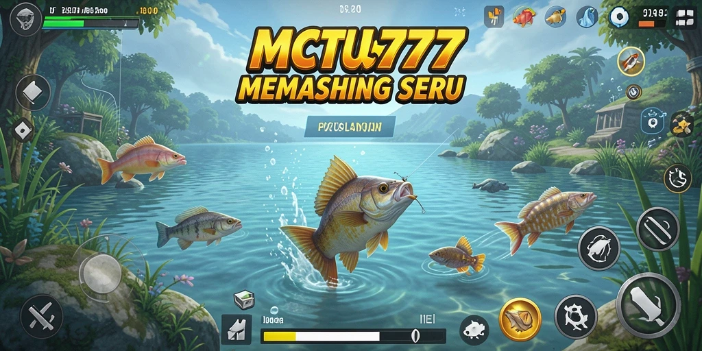 Tampilan menakjubkan dari gameplay memancing di MC777.