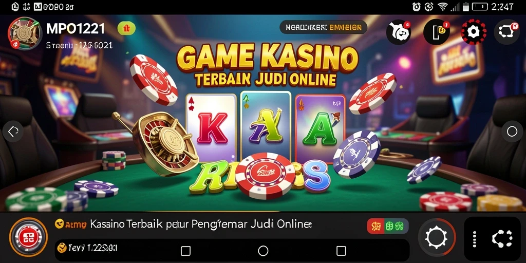 Tampilan gameplay menarik di MPO1221 dengan beragam pilihan permainan kasino.
