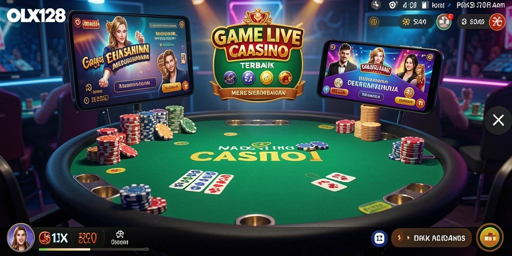 Tampilan gameplay seru di OLX128 Live Casino