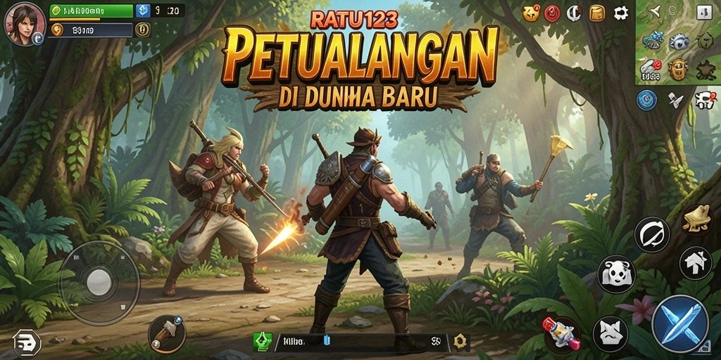 Tampilan gameplay <strong>RATU123</strong> yang menampilkan momen seru dalam petualangan.