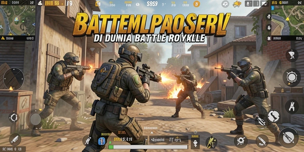 Gameplay menegangkan S9S9 dalam pertempuran Battle Royale.