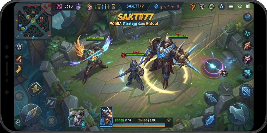 Gameplay intens SAKTI77 menampilkan strategi dan kerjasama tim.