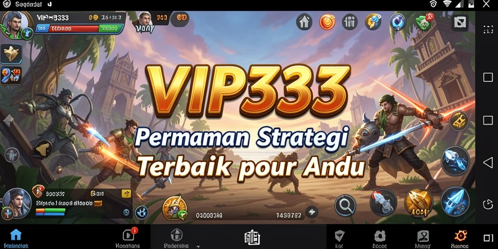 Screenshot gameplay VIP333 menunjukkan strategi yang mendebarkan.