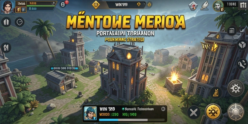 Tampilan gameplay menarik dari Tower Defense WIN199.